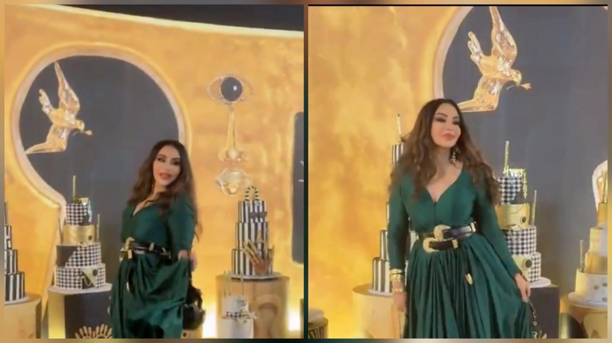 أحلام تخطف الأنظار في حفل ميلادها.. فيديو