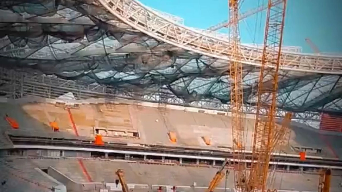 تطورات أعمال الإنشاء في ملعب أرامكو .. فيديو